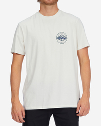 billabong, Rotor Diamond Short Sleeve T-Shirt, OFF WHITE (ofw) ROTOR DIAMOND SS ABYZT01280