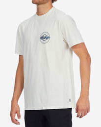 1 Rotor Diamond Short Sleeve T-Shirt White ABYZT01280 Billabong