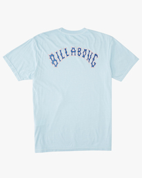 7 Arch Wave Washed Short Sleeve T-Shirt Blue ABYZT01291 Billabong