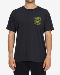 1 Providence Wave Washed Short Sleeve T-Shirt Black ABYZT01295 Billabong