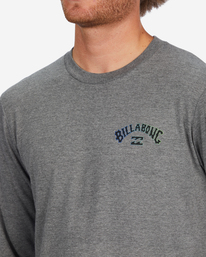 3 Arch Fill Long Sleeve T-Shirt Grey ABYZT01303 Billabong