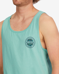 3 Rotor Fill Tank Top Green ABYZT01315 Billabong