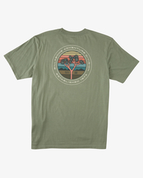6 A/Div Rockies Organic Short Sleeve T-Shirt Green ABYZT01318 Billabong