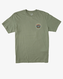 5 A/Div Rockies Organic Short Sleeve T-Shirt Green ABYZT01318 Billabong