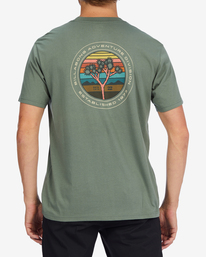 3 A/Div Rockies Organic Short Sleeve T-Shirt Green ABYZT01318 Billabong