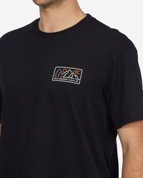 3 A/Div Range Organic Short Sleeve T-Shirt Black ABYZT01319 Billabong