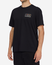 1 A/Div Range Organic Short Sleeve T-Shirt Black ABYZT01319 Billabong