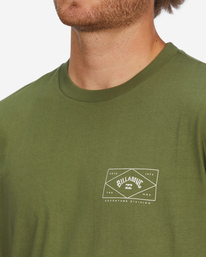 4 A/Div Hardware Organic Short Sleeve T-Shirt Green ABYZT01323 Billabong