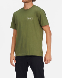 1 A/Div Hardware Organic Short Sleeve T-Shirt Green ABYZT01323 Billabong