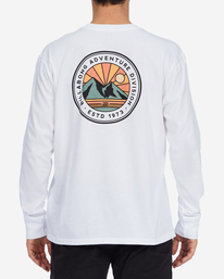 3 A/Div Rockies Organic Long Sleeve T-Shirt White ABYZT01327 Billabong