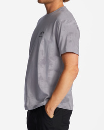 3 Keith Haring Dolphin Dance - Camiseta para Hombre Gris ABYZT01484 Billabong