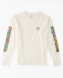 5 Keith Haring Jam - Long Sleeve T-Shirt for Men White ABYZT01487 Billabong