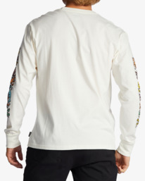 billabong, Keith Haring Jam Long Sleeve T-Shirt, OFF WHITE (ofw) Keith Haring Jam - Long Sleeve T-Shirt for Men ABYZT01487