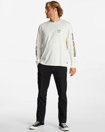 2 Keith Haring Jam - Long Sleeve T-Shirt for Men White ABYZT01487 Billabong