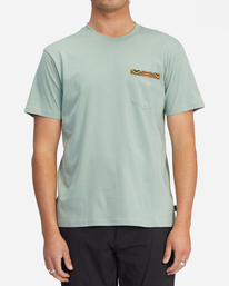 1 Brainwave Pocket T-Shirt Green ABYZT01502 Billabong