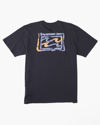 4 Crayon Wave Short Sleeve T-Shirt Black ABYZT01568 Billabong
