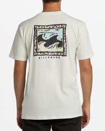 2 Crayon Wave Short Sleeve T-Shirt White ABYZT01568 Billabong