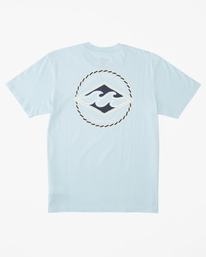4 Rotor Diamond Short Sleeve T-Shirt Blue ABYZT01573 Billabong