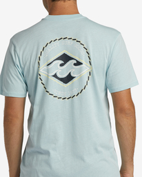 3 Rotor Diamond Short Sleeve T-Shirt Blue ABYZT01573 Billabong