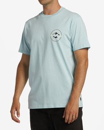 1 Rotor Diamond Short Sleeve T-Shirt Blue ABYZT01573 Billabong