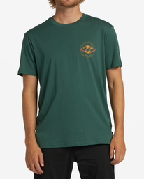 0 Rotor Diamond Short Sleeve T-Shirt Yellow ABYZT01573 Billabong