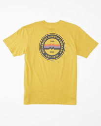 4 Walled Short Sleeve T-Shirt Yellow ABYZT01579 Billabong