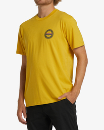 1 Walled Short Sleeve T-Shirt Yellow ABYZT01579 Billabong