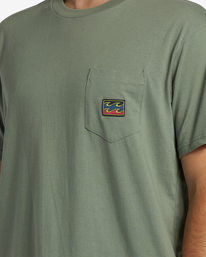 3 Labels Pocket T-Shirt Green ABYZT01581 Billabong