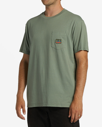 1 Labels Pocket T-Shirt Green ABYZT01581 Billabong