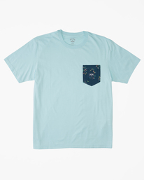 4 Team Pocket T-Shirt Blue ABYZT01583 Billabong