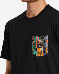 3 Team Pocket T-Shirt Black ABYZT01583 Billabong