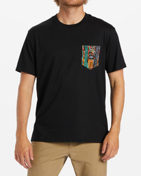 0 Team Pocket T-Shirt Black ABYZT01583 Billabong