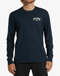 0 Arch Fill Long Sleeve T-Shirt Blue ABYZT01584 Billabong