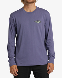 0 Crayon Wave Long Sleeve T-Shirt Purple ABYZT01586 Billabong