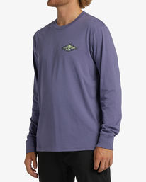 1 Crayon Wave Long Sleeve T-Shirt Purple ABYZT01586 Billabong