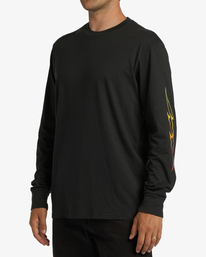 1 D Bah Wave Long Sleeve T-Shirt Black ABYZT01587 Billabong