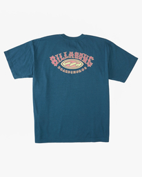 4 Arch Wave Washed Short Sleeve T-Shirt Blue ABYZT01593 Billabong