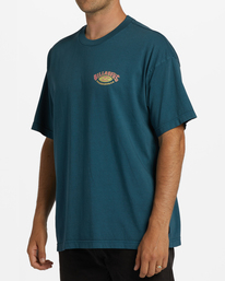 1 Arch Wave Washed Short Sleeve T-Shirt Blue ABYZT01593 Billabong