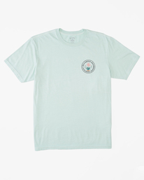 6 Trademark Wave Washed Short Sleeve T-Shirt Green ABYZT01597 Billabong