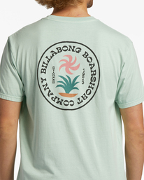 4 Trademark Wave Washed Short Sleeve T-Shirt Green ABYZT01597 Billabong