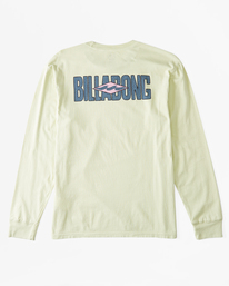 0 Heritage Wave Washed Long Sleeve T-Shirt Green ABYZT01600 Billabong
