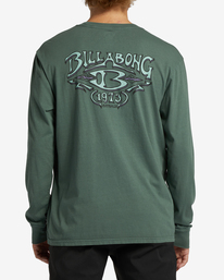2 Heritage Wave Washed Long Sleeve T-Shirt Yellow ABYZT01600 Billabong
