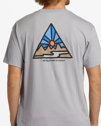 4 A/Div Shine Short Sleeve T-Shirt Grey ABYZT01619 Billabong