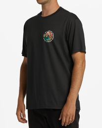 1 A/Div Shine Short Sleeve T-Shirt Black ABYZT01619 Billabong