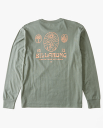 4 A/Div Boundary Long Sleeve T-Shirt Green ABYZT01620 Billabong
