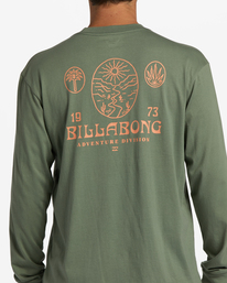 3 A/Div Boundary Long Sleeve T-Shirt Green ABYZT01620 Billabong