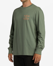 1 A/Div Boundary Long Sleeve T-Shirt Green ABYZT01620 Billabong