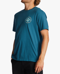 1 Rotor Diamond T-Shirt Blue ABYZT01695 Billabong