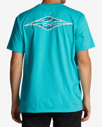 2 Crayon Wave T-Shirt Blue ABYZT01697 Billabong