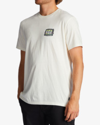 1 Crayon Wave T-Shirt White ABYZT01697 Billabong